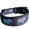 Mandala Elephant Nylon Dog Collar