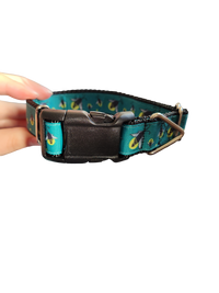 Lightning Bugs Nylon Dog Collar