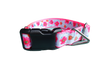 Bright Flowers Nylon Dog Collar