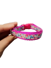 1/2" Bright Flowers Nylon Dog / Cat Collar