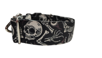 1.5" Skeleton Bones Nylon Dog Collar
