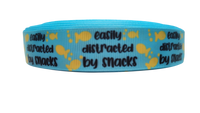 Easily Distracted By Snacks Nylon Dog Collar