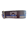 1.5" Wide K9 Police Dog Flag Nylon Dog Collar