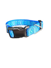 Blue African Tribal Nylon Dog Collar