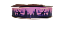 Deer in Nature Nylon Dog Collar