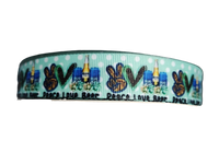 Peace Love Beer Nylon Dog Collar