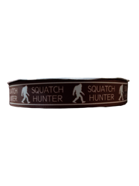 Squatch Hunter Brown Nylon Dog Collar