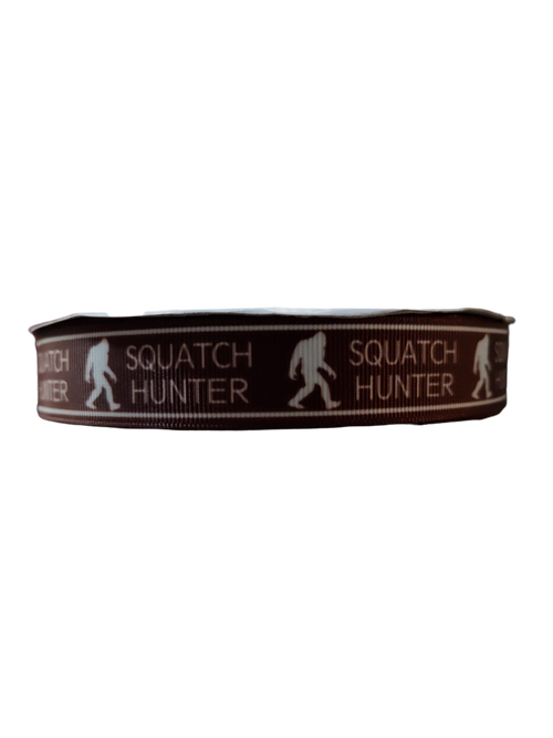 Squatch Hunter Brown Nylon Dog Collar