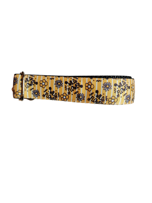 Wild Flower Nylon Dog Collar