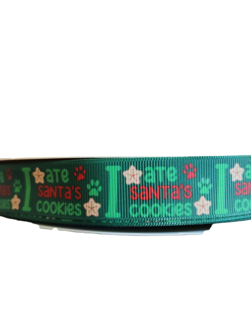 I ate Santa's Cookies Nylon Dog Collar, Leash
