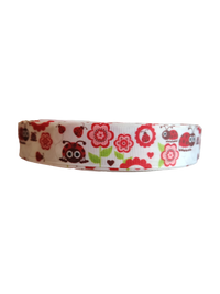 Ladybugs Nylon Dog Collar