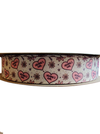 Momma's Girl Heart Nylon Dog Collar