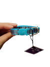 1/2" Blue Stripe Nylon Dog / Cat Collar