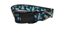 Polar Bears Nylon Dog Collar