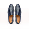11-201-NVY ROMA Crocodile Penny Loafer, Navy