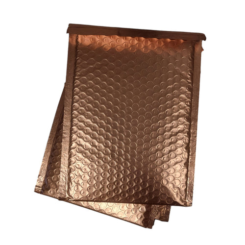 Rose Gold Bubble Mailers Size 8.5x12 Padded Shipping Bags