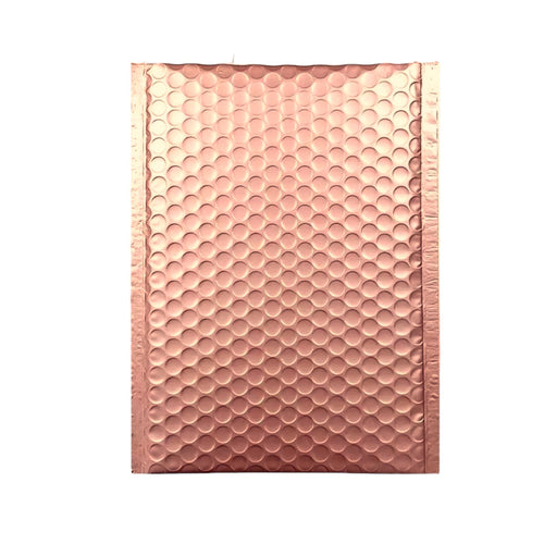 Rose Gold Bubble Mailers Size 8.5x12 Padded Shipping Bags