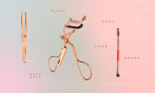 Rose Gold Lash Lifting Kit With Curler Brush Tool Set