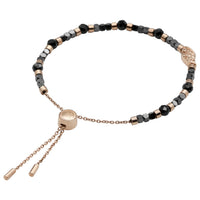 Rose Gold Spinel Wing Adjustable Pull Chain Bracelet