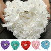 Rose Pillow Heart Cushion Ring Holder