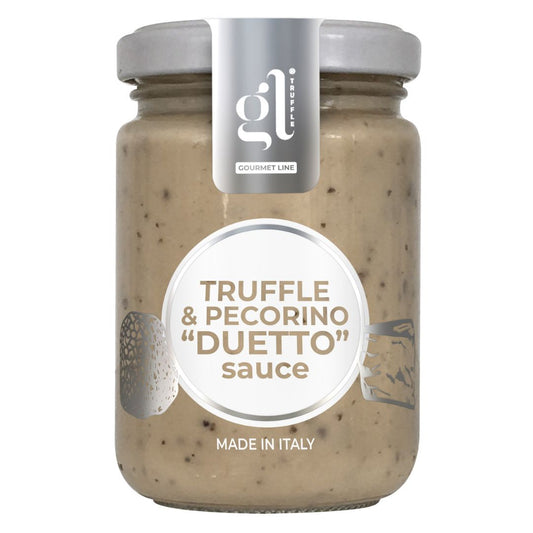 GL Truffle Gourmet, Truffle & Pecorino "Duetto" Sauce, DOP Pecorino Romano 130g (4.6oz)