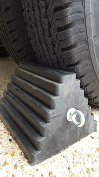 9 Pound Rubber Wheel Chock  | WC