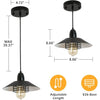 Rustic Adjustable Metal Vintage Pendant Lights for Indoor Spaces