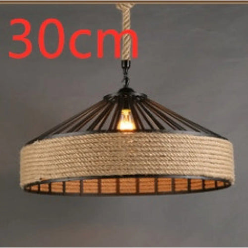 Rustic Hemp Rope Chandelier for Cozy Living Rooms and Dining Areas