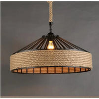 Rustic Hemp Rope Chandelier for Cozy Living Rooms and Dining Areas
