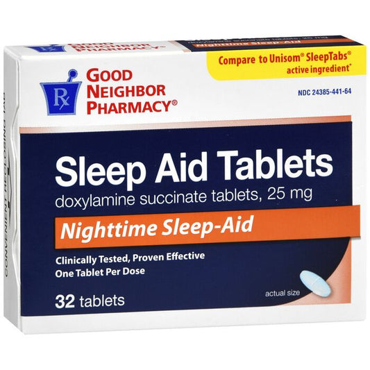 GNP Nighttime Sleep Aid 25mg Tablets (32 Count)