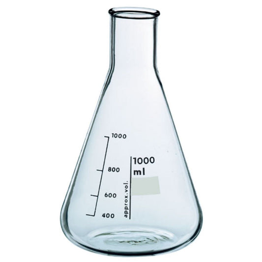 1000 mL (1L) Borosilicate Glass Erlenmeyer Flask
