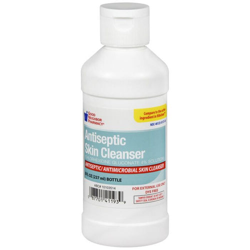 GNP Antiseptic Skin Cleanser Solution with Pump, 473 mL (16 fl oz)