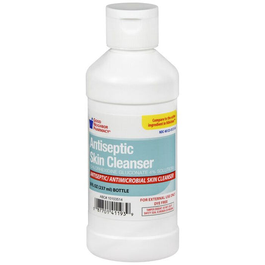GNP Antiseptic Skin Cleanser Solution with Pump, 473 mL (16 fl oz)