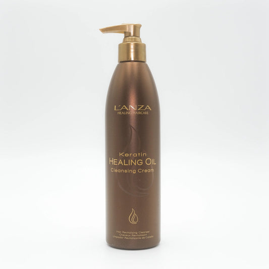 L'ANZA Keratin Healing Oil Cleansing Cream Hair Revitalizing Shampoo, 10.1 oz