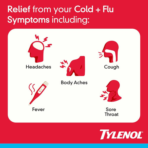 Tylenol Cold & Flu Multi-Symptom Liquid Gels – Daytime – 24 Count