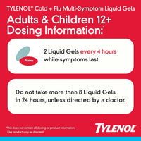 Tylenol Cold & Flu Multi-Symptom Liquid Gels – Daytime – 24 Count