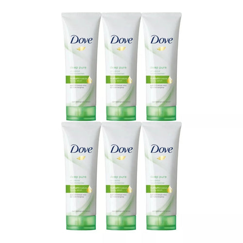 6 Pack Dove Deep Pure Oil Control Facial Cleaner 100 Grams