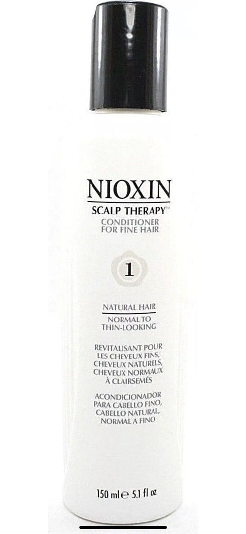 Nioxin System 1 Scalp Therapy for Fine Natural Normal to Thin-Looking Hair, 5.07 oz