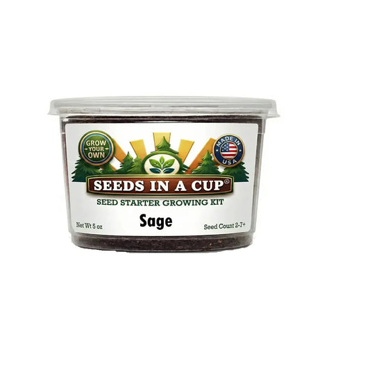 Sage Grow Kit | Grow Fresh Sage from Seed | Seeds In A Cup®