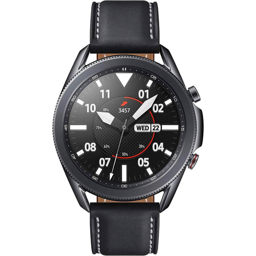 Samsung - Galaxy Watch3 Smartwatch 45mm Stainless LTE - Mystic Black
