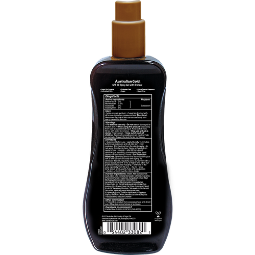 Australian Gold SPF 30 Spray Gel Bronzer 8 fl oz