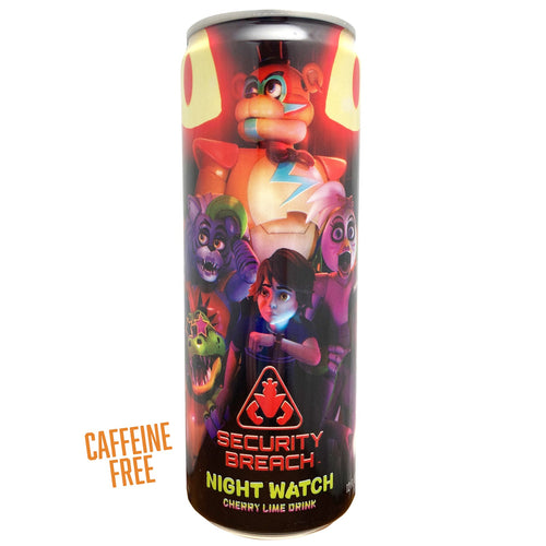 Five Nights at Freddy's Security Breach Cherry Lime Drink 12 pack (350mL) (Caffeine Free)