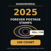 2025 U.S. Flag Forever Postage Stamps Roll/Coil – 100 Count