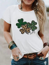 Lucky Shamrock Clover Shirt for Women - St. Patrick's Day Gift