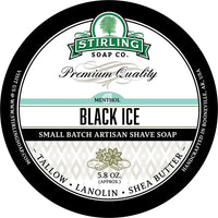 Stirling Soap Co. Black Ice Shaving Collection