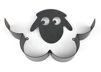 Sheep Toilet Paper Roll Holder Bathroom Wall Mounted Loo Rolls Storage Metal Rack Mount Hold Up 7 Rolls Novelty Animal Decorative Toilet Paper Holders Tissue Paper Storage Stand Wall Mount Iron Tissue Basket Sheep Art Decoration Bathroom House Office