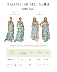 Show Skirt - Sapphire Bloom