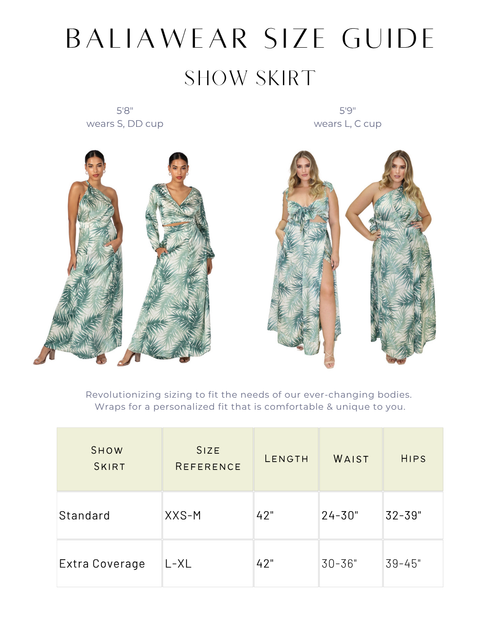 Show Skirt - Sapphire Bloom