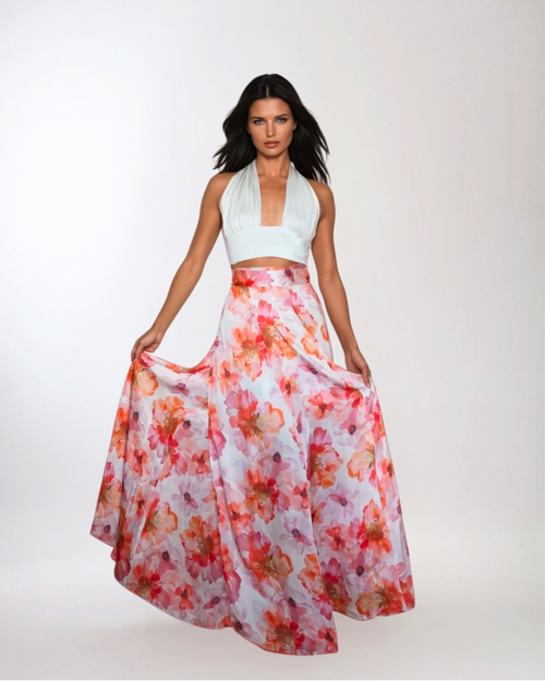 Baliawear Baliawear Show Skirt - Sunset Bloom