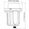 Shrouded Inground Well Lights for MR16 Bulbs with Lead Wire